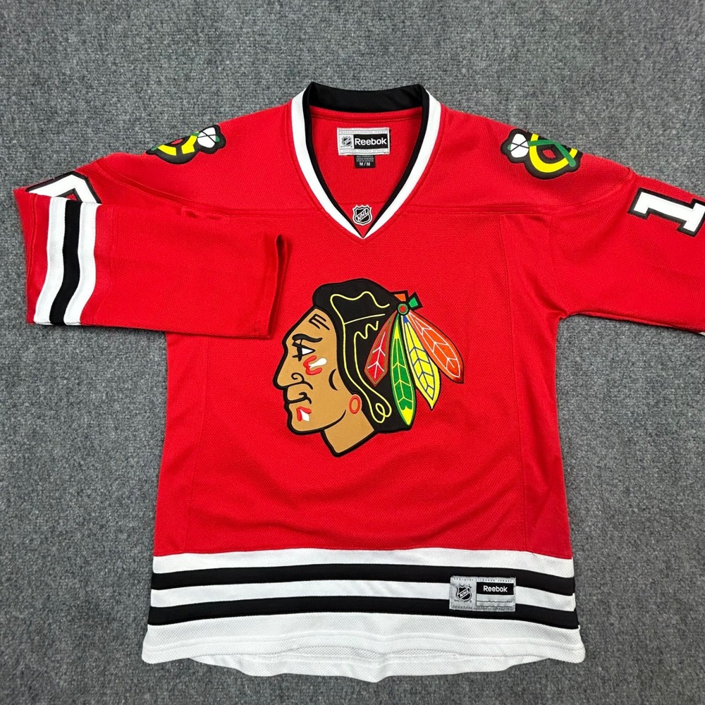 Reebok Chicago Blackhawks Jersey Womens M Red Patrick Sharp 10 NHL Hockey